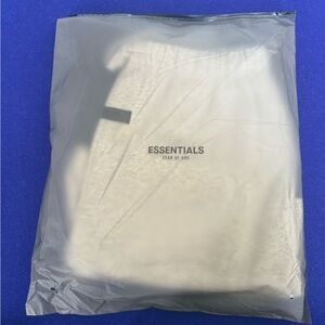 Essentials Fear of God Light Oatmeal Shorts (Large)